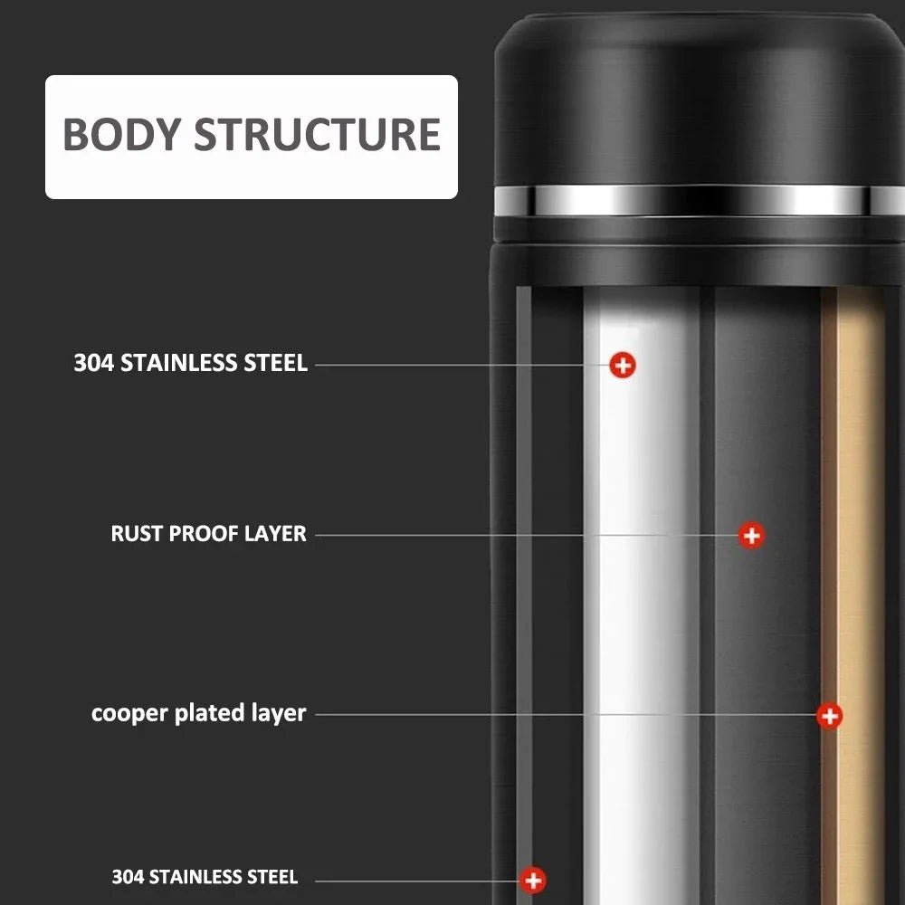 500ml Smart Thermos Bottle with LED Temp Display - WAREHOUSE SHOP