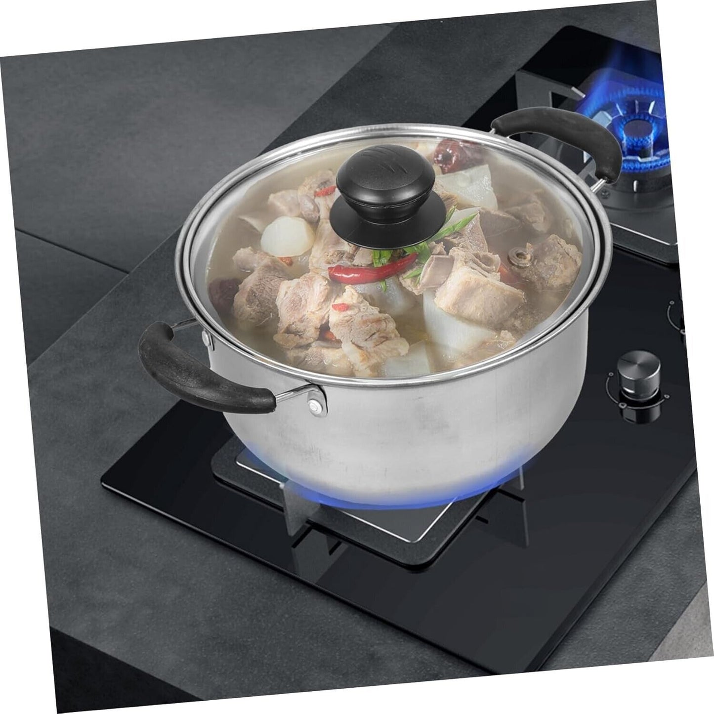 Five pieces Stainless Steel Saucepan for your kitchen.