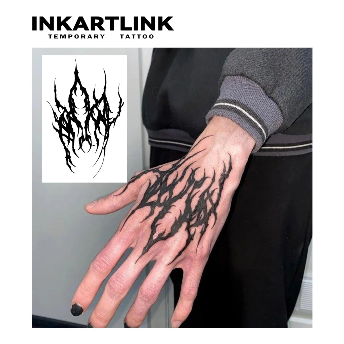 Temporary tattoos on hand, birthday decorations, party favors,mehndi design,fake tattoos,tatuajes temporales para hombres