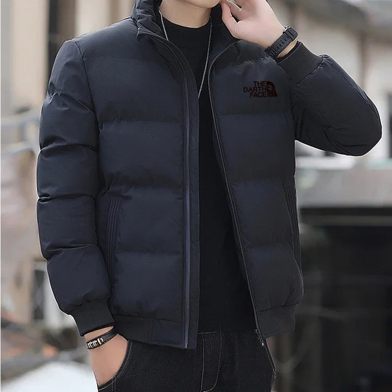 Men’s Windproof Winter Parka – Warm & Sleek Coat