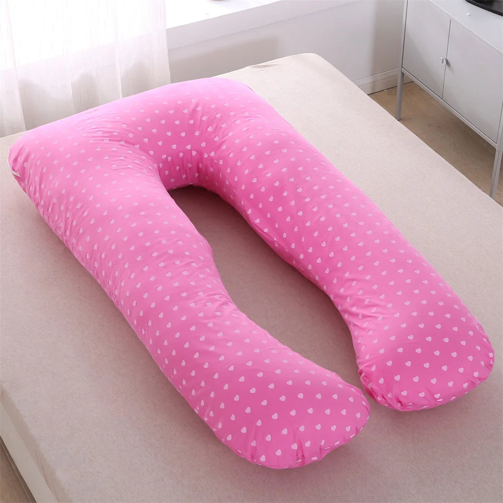 U-Shape Pregnancy Pillow — Full Body Maternity Support Cushion