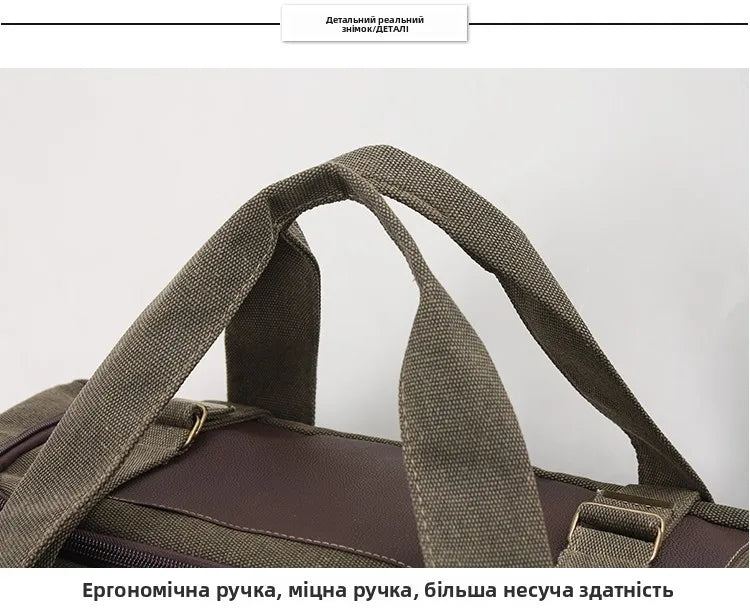 Large Capaci Canvas Travel Bag Handheld Long Distance Lage Bag for Men And Women on Busin Trips Wear Resistant Chee...