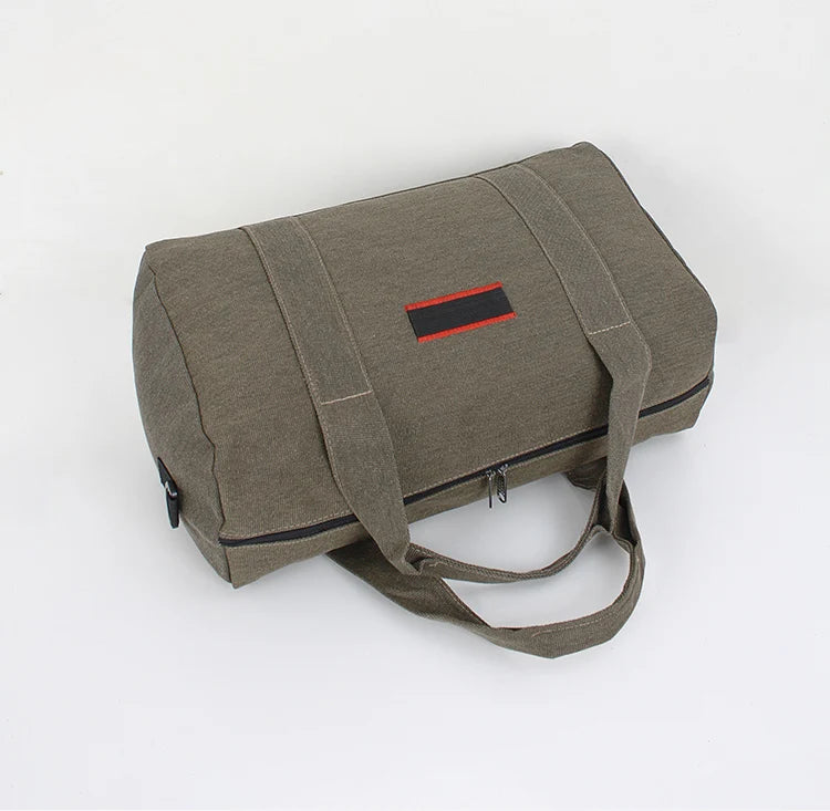 Large Capaci Canvas Travel Bag Handheld Long Distance Lage Bag for Men And Women on Busin Trips Wear Resistant Chee...
