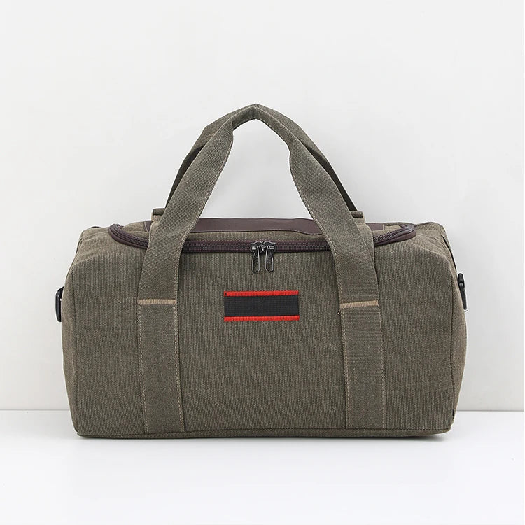 Large Capaci Canvas Travel Bag Handheld Long Distance Lage Bag for Men And Women on Busin Trips Wear Resistant Chee...