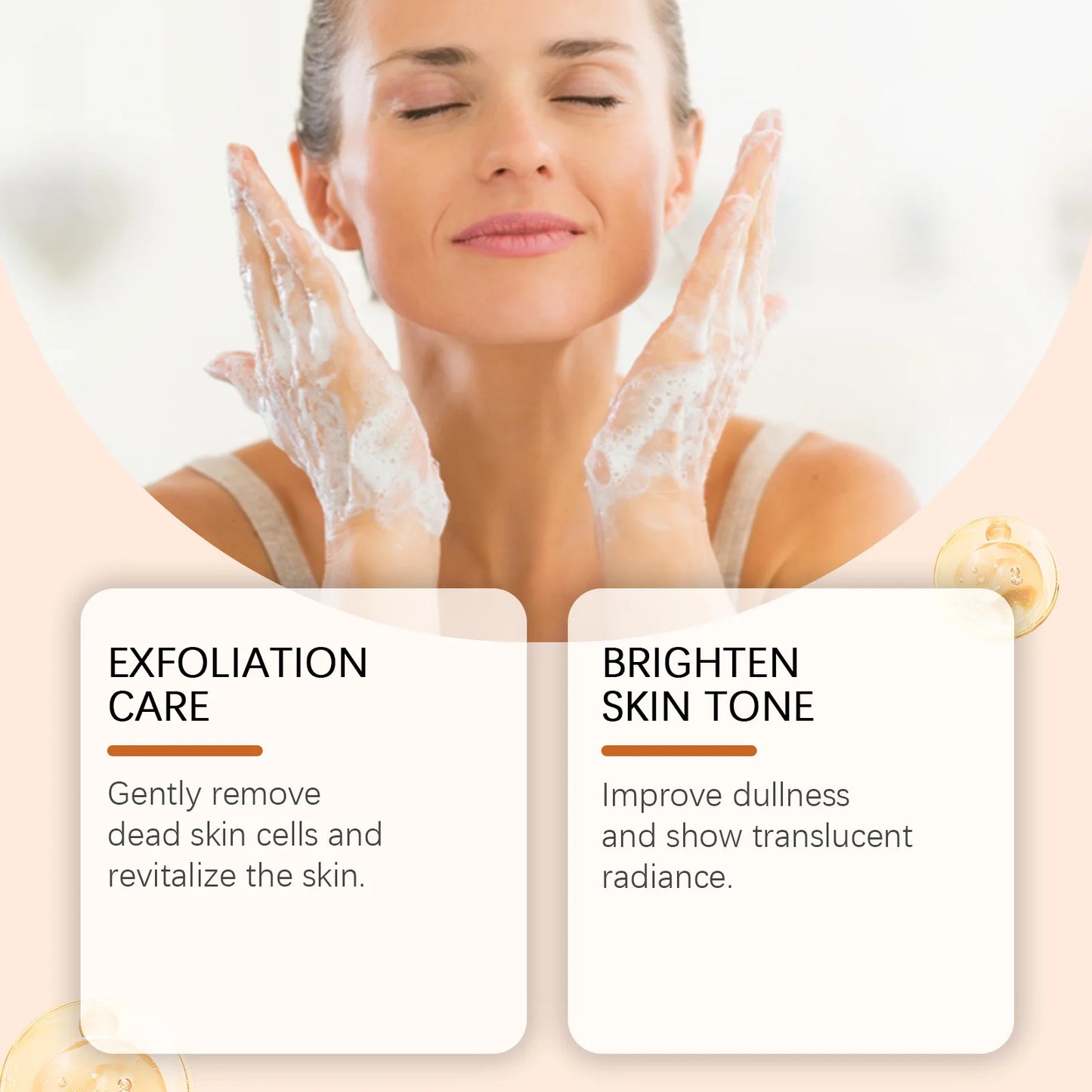 OceAura Papaya Face Wash for Cleansing Face Brightening Glowing Skin Barrier Repair Pore Minimizer Vitamin C Face Cleanser 100ml