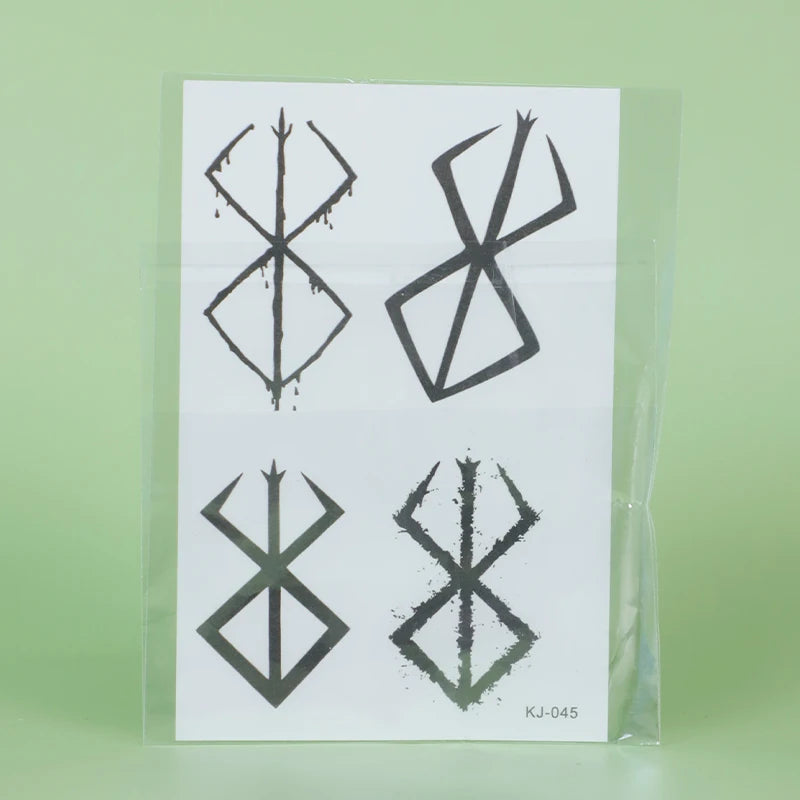 1Pc Geometric Waterproof Temporary Tattoo Stickers, Long-lasting Waterproof for One to Two Weeks, For Arm, Leg.