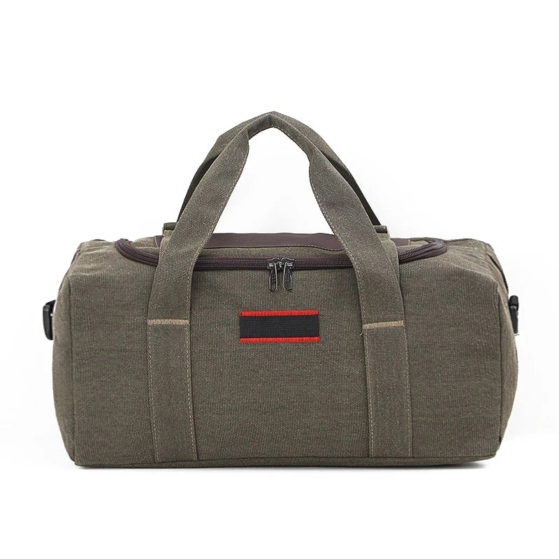Large Capaci Canvas Travel Bag Handheld Long Distance Lage Bag for Men And Women on Busin Trips Wear Resistant Chee...