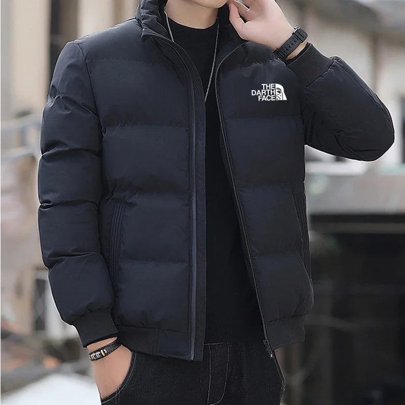 Men’s Windproof Winter Parka – Warm & Sleek Coat