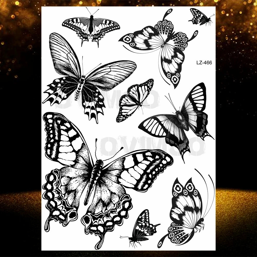 Chicano Bandit Mexico Temporary Tattoos For Men Women Fake Car Nun Tattoo religion Stickers Realistic Back Waterproof Tatoos