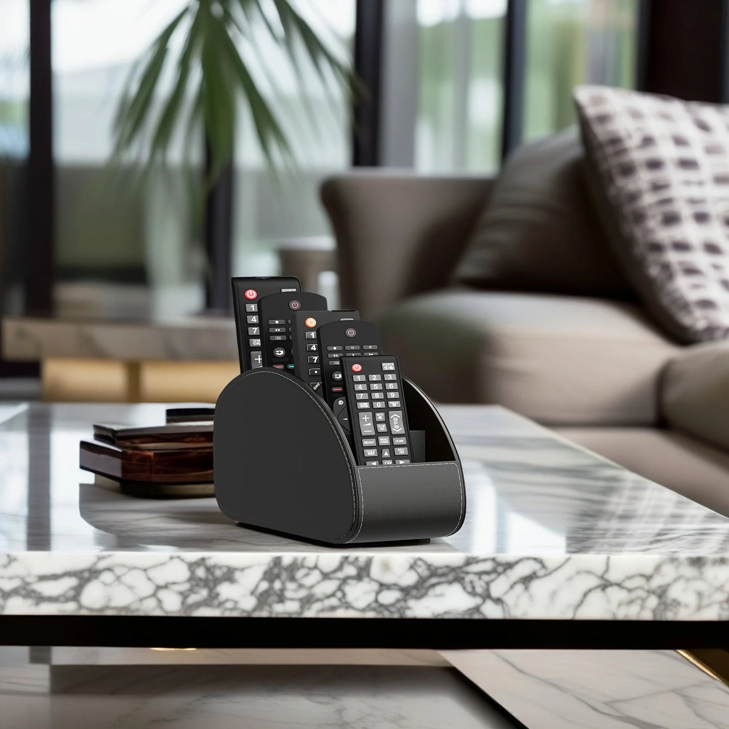 Remote Control Holder - Desktop & Bedside TV Caddy Organizer