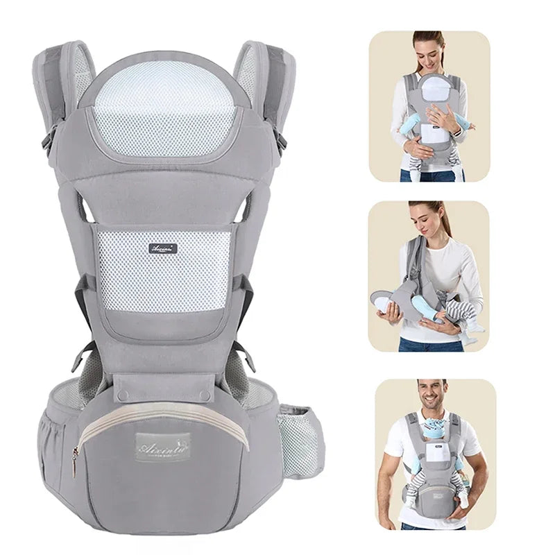 ErgoCarry Pro — Ergonomic Baby Carrier & Hip Seat