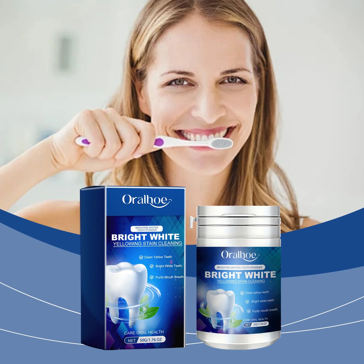 Hydroxyapatite Toothpaste - Calculus Remover Whitening Mint Powder
