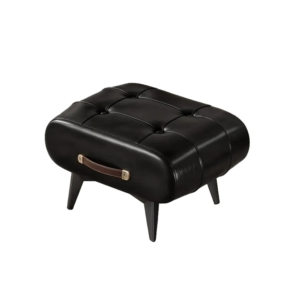 Foot Stool Change Shoe Stool Comfortable Practical Padded Seat Footstool Footrest for Home Bedside Entryway Apartment Bedroom