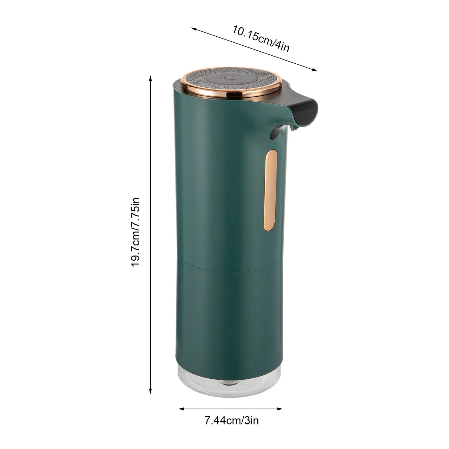 250ml Automatic Soap Dispenser Touchless Automatic Soap Dispenser for Kitchen Shower Rechargeable Portable