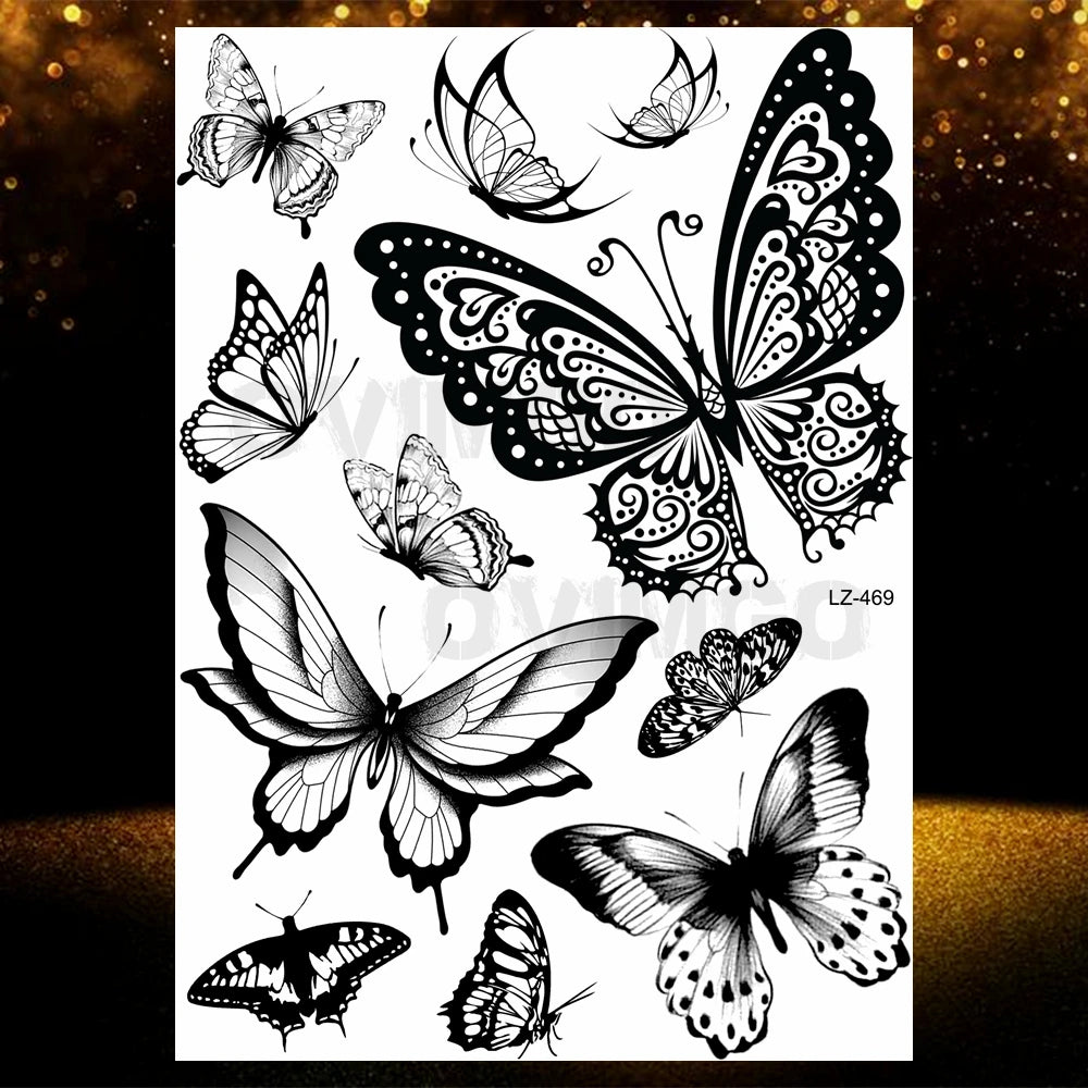 Chicano Bandit Mexico Temporary Tattoos For Men Women Fake Car Nun Tattoo religion Stickers Realistic Back Waterproof Tatoos