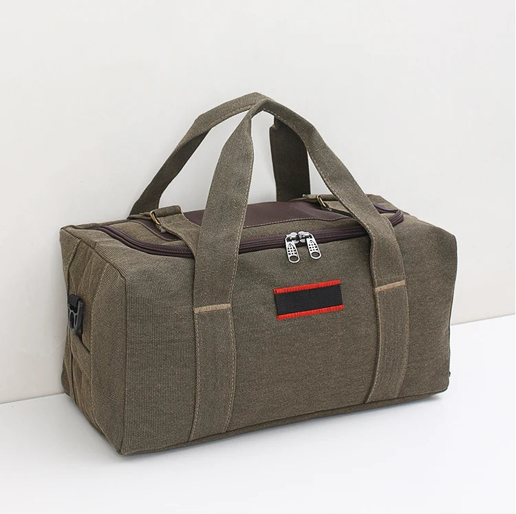 Large Capaci Canvas Travel Bag Handheld Long Distance Lage Bag for Men And Women on Busin Trips Wear Resistant Chee...