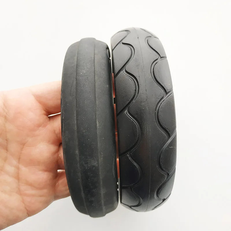 Stroller Tire For Bugaboo Butterfly Back Wheel Tyre Cover Buggy PU Tubless Rear Wheel Casing Baby Pram Replace Accessories