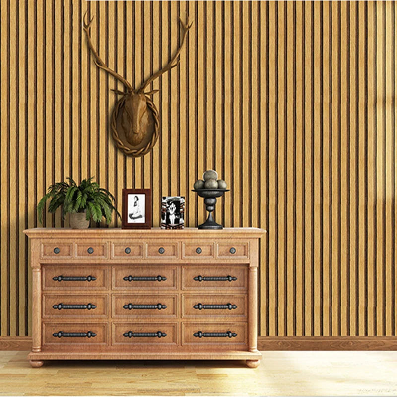 45cm Big Roll Home Decoration Background Wall Desk Cabinet Wallpaper Wood Stripes Waterproof PVC Self-adhesive Wall Stickers WAREHOUSE SHOP