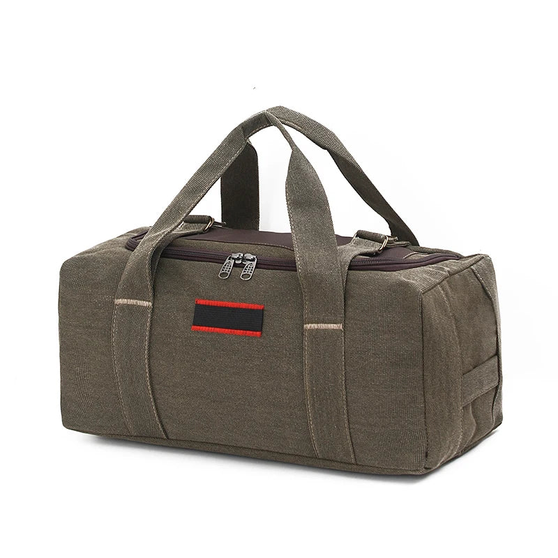 Large Capaci Canvas Travel Bag Handheld Long Distance Lage Bag for Men And Women on Busin Trips Wear Resistant Chee...