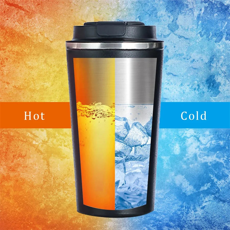 Smart Stainless Steel Coffee Tumbler Thermos Cup, Intelligent Temperature Display, Portable Travel Mug 380ml 510ml