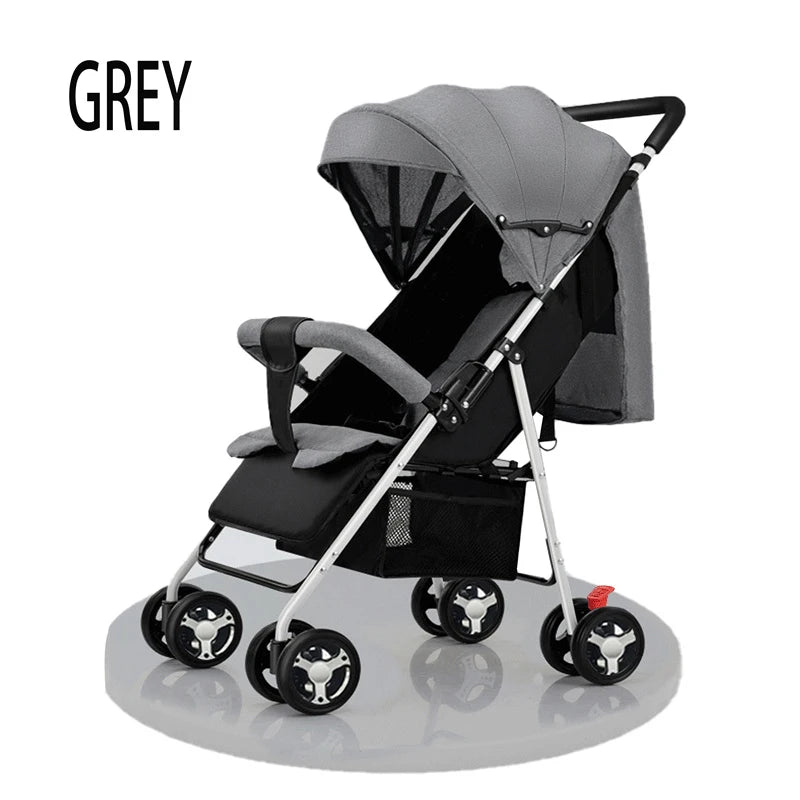 Multifunction Baby Stroller Portable Folding Travel Buggy Safety Certified Lightweight for Babies