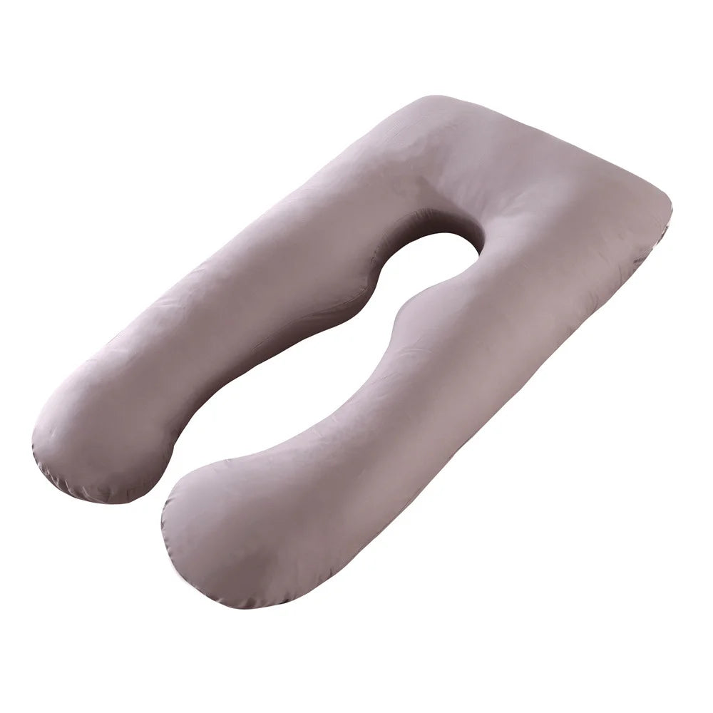 U-Shape Pregnancy Pillow — Full Body Maternity Support Cushion