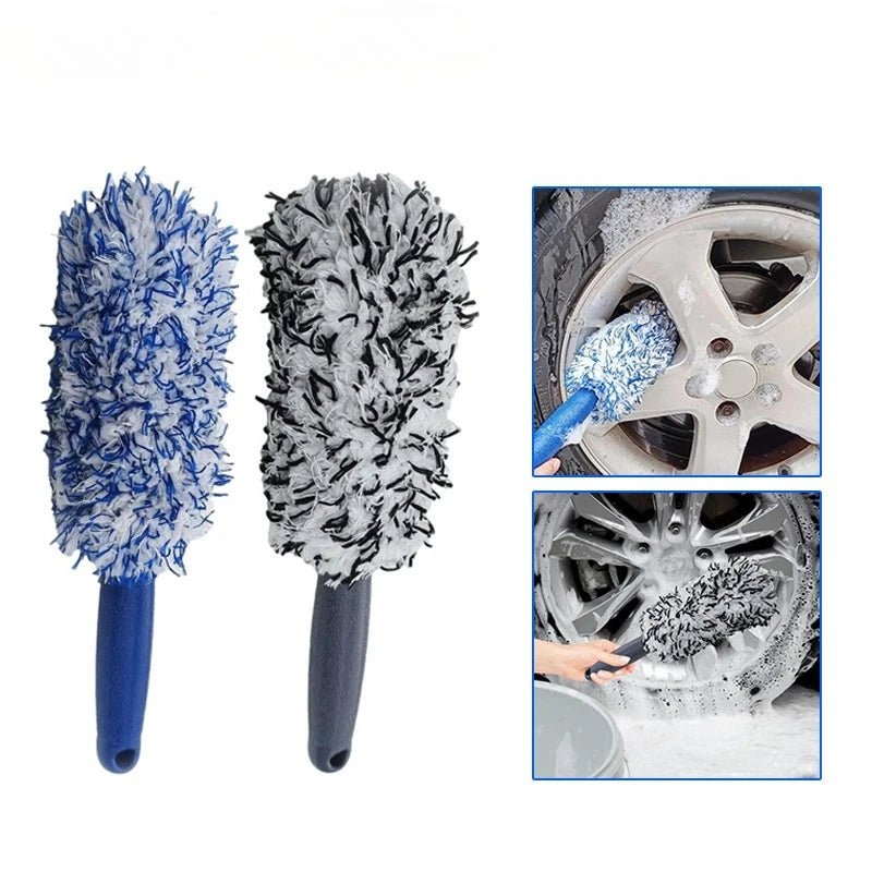 Car Tire and Rim Cleaning Brush Portable. - WAREHOUSE SHOP