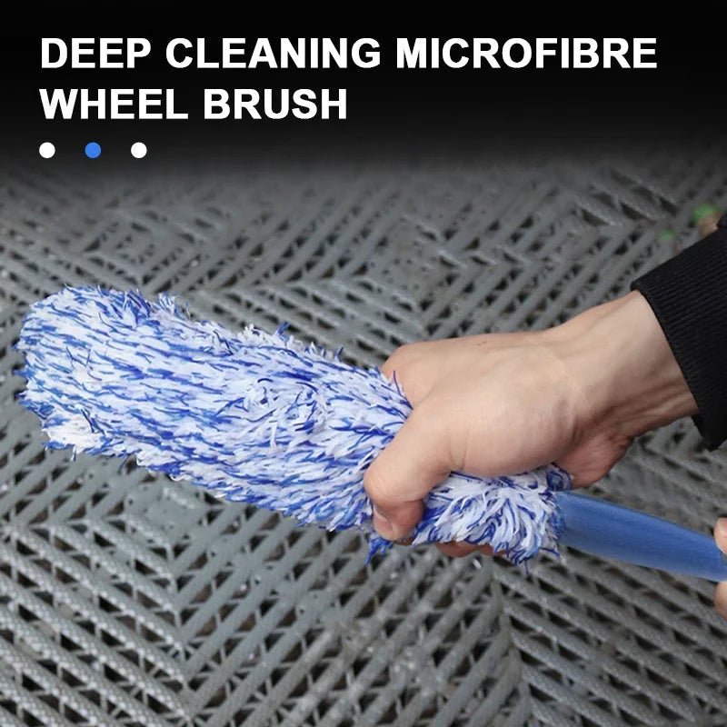 Car Tire and Rim Cleaning Brush Portable. - WAREHOUSE SHOP