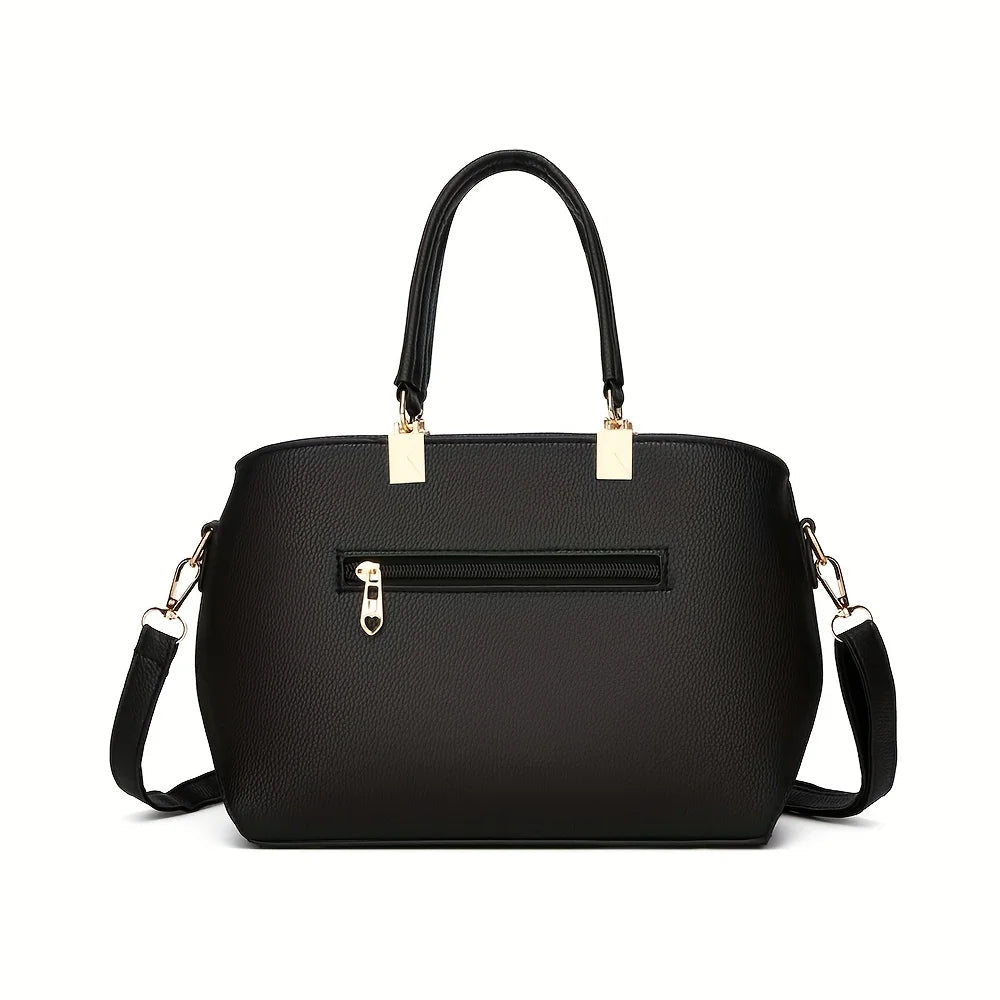 Chic shoulder bag for women featuring a bowknot accent, spacious compartments, and versatile style for work, outings, or daily wear. - WAREHOUSE SHOP