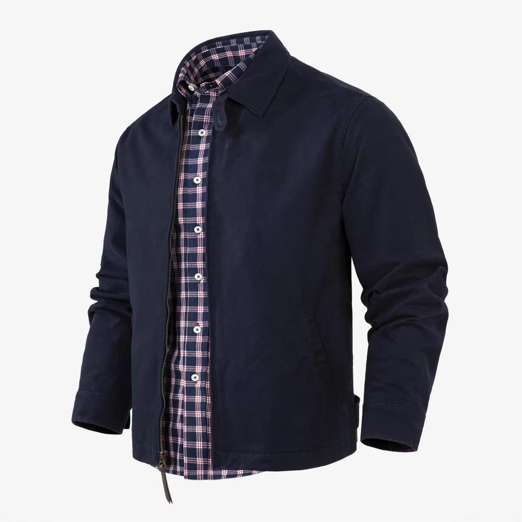 European and American Popular Fashionable Comfortable Multi Pocket Jacket for Men's Casual Pure Cotton Lapel Windproof Jacket - WAREHOUSE SHOP