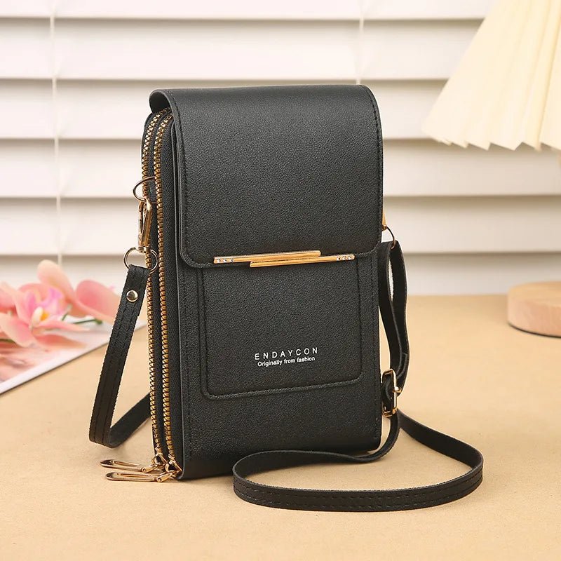 Fashion Screen Touch Lock, Cell Phone Bag. Women's Mobile Phone Card Holder. Crossbody Shoulder Bag - WAREHOUSE SHOP