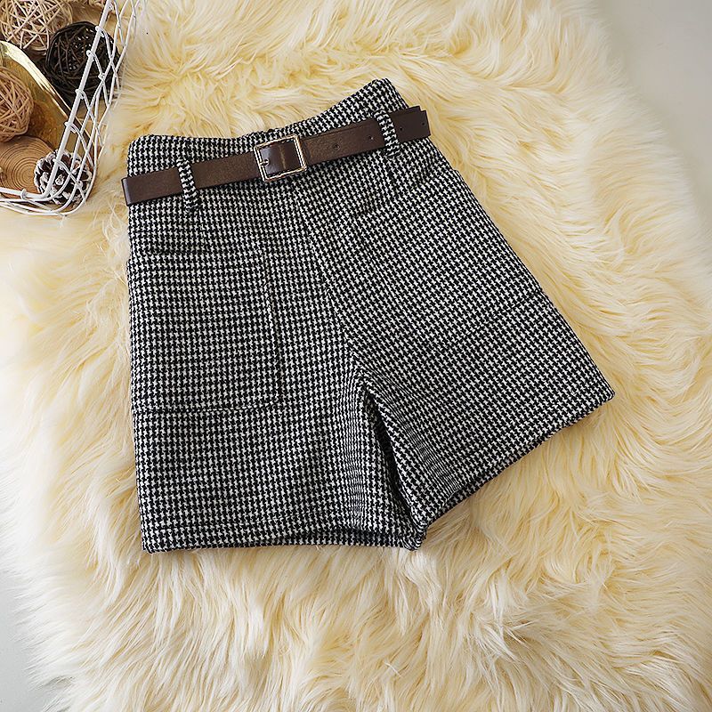 Fashionable All - match Slimming Woolen Wide - leg Pants - WAREHOUSE SHOP