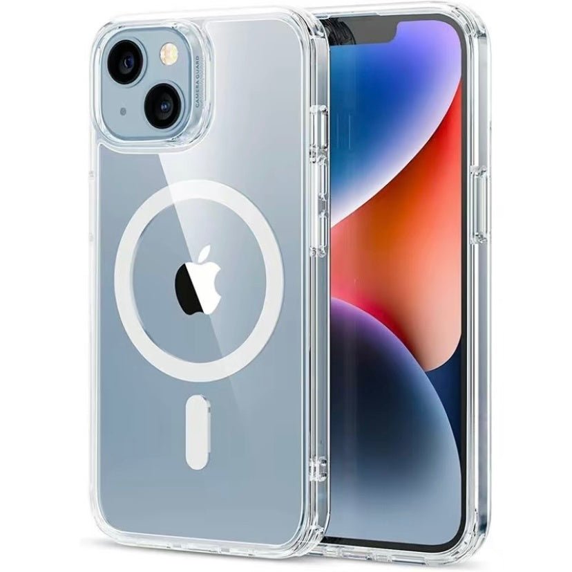 For Phone 15 14 Plus, Pro, Pro Max Case, Compatible With MagSafe, Shockproof Military - Grade Protection, Magnetic Phone Case For Phone 15 14 Plus, Pro, Pro Max, Classic Hybrid Case - WAREHOUSE SHOP