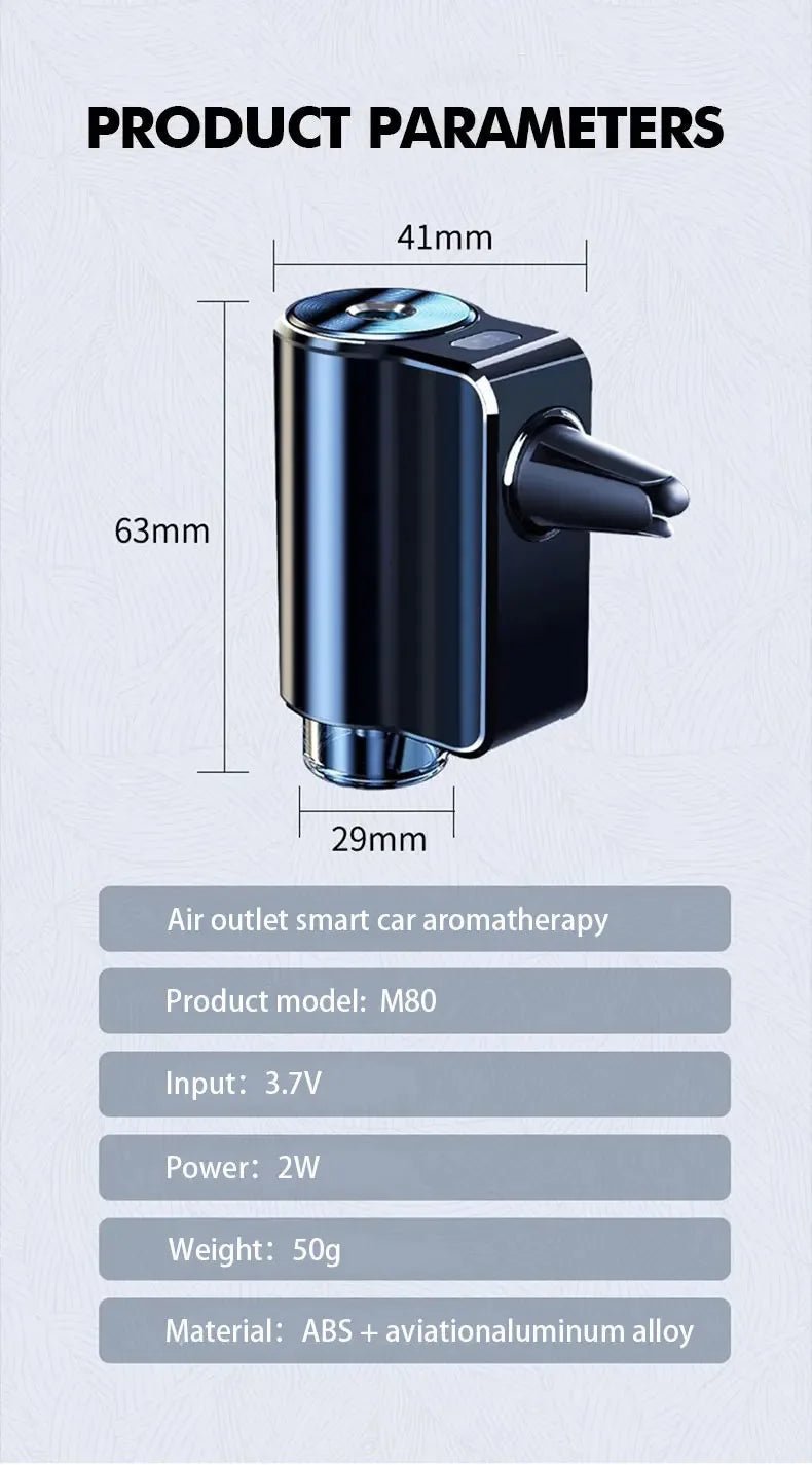 Intelligent car car aromatherapy machine high - end outlet spray diffusion cologne lasting fragrance in the car - WAREHOUSE SHOP