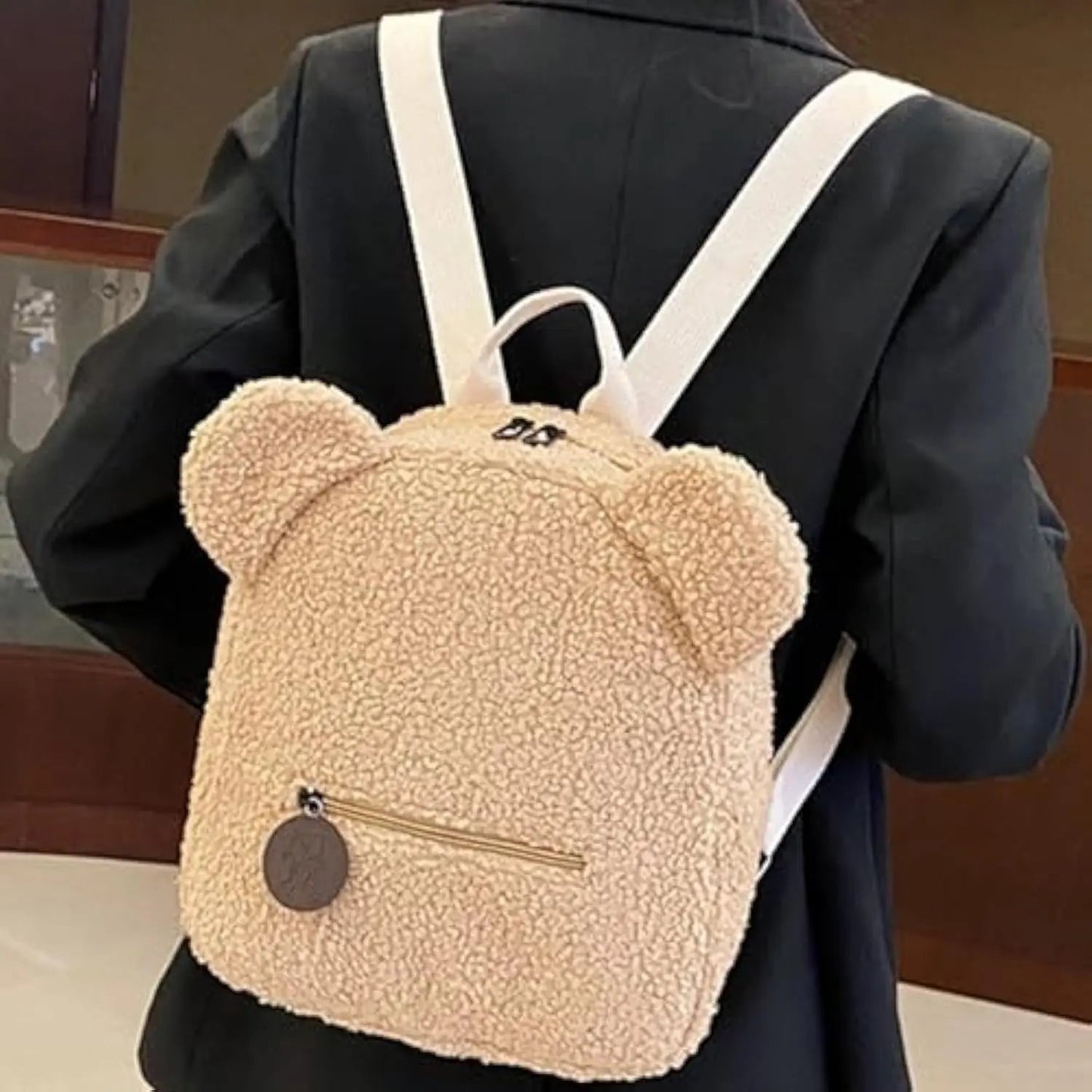 Kids Teddy Bear Backpack – Cute Small Bear Ear Bag, Stylish Children’s Gift & Everyday Backpack - WAREHOUSE SHOP