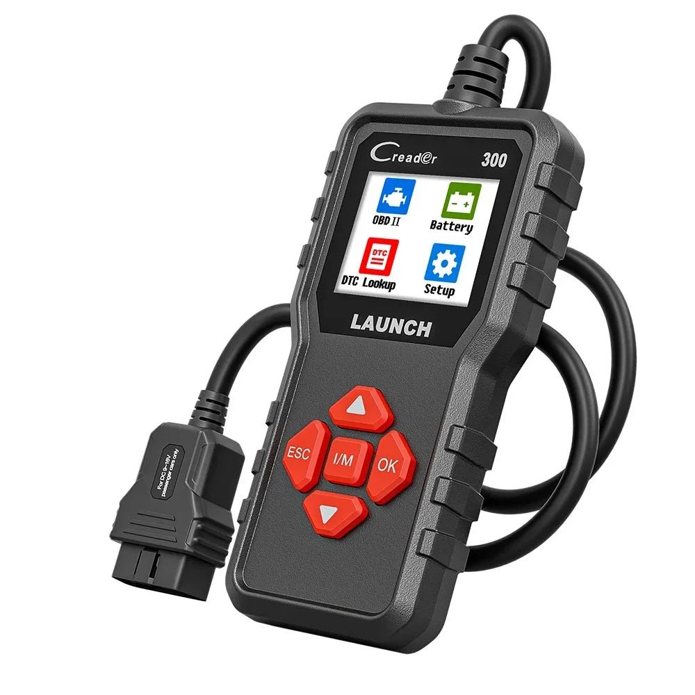 LAUNCH X431 CR300 OBD2 SCANNER CAN Auto Code Reader Diagnostic Tools I/M Engine Battery Tester Lifetime Free Update - WAREHOUSE SHOP