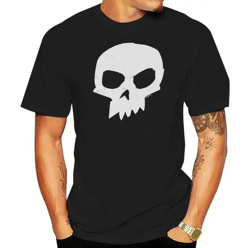 LE Cotton Toy Story Sid Distressed Skull Black Men's T-Shirt NewTops wholesale Tee custom Environtal printed Tshirt - WAREHOUSE SHOP