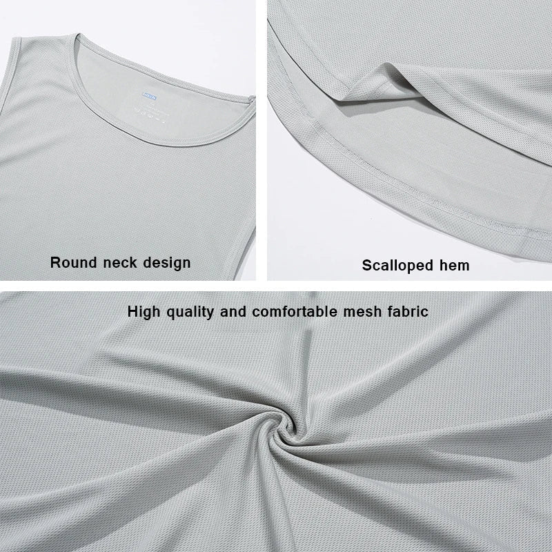 Men's Gym Fitness Top. Sports Training Clothe, Loosed Bodybuilding Sleeveless Shirt. - WAREHOUSE SHOP