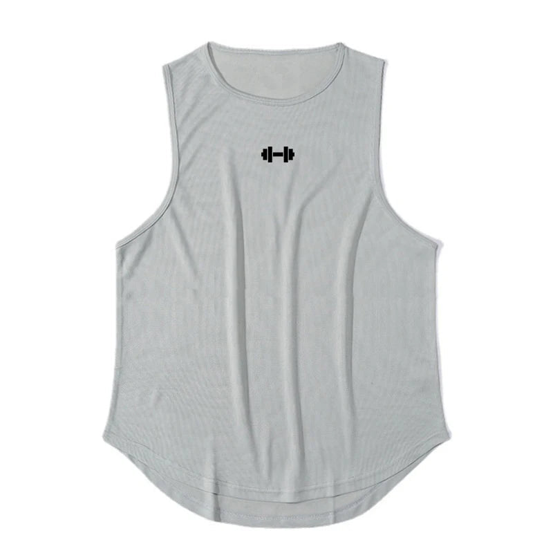 Men's Gym Fitness Top. Sports Training Clothe, Loosed Bodybuilding Sleeveless Shirt. - WAREHOUSE SHOP