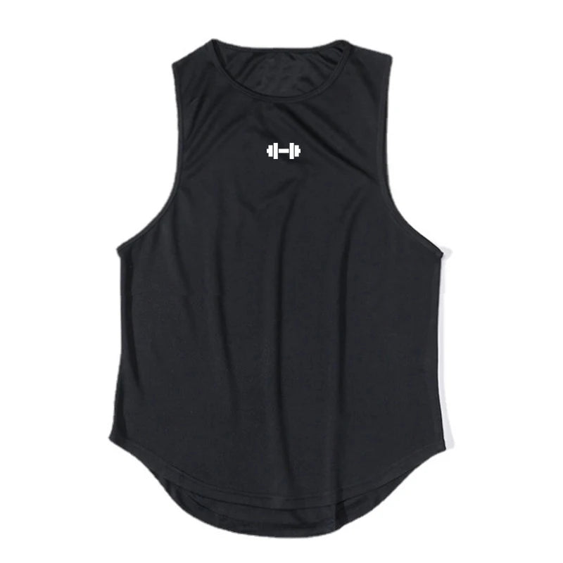 Men's Gym Fitness Top. Sports Training Clothe, Loosed Bodybuilding Sleeveless Shirt. - WAREHOUSE SHOP