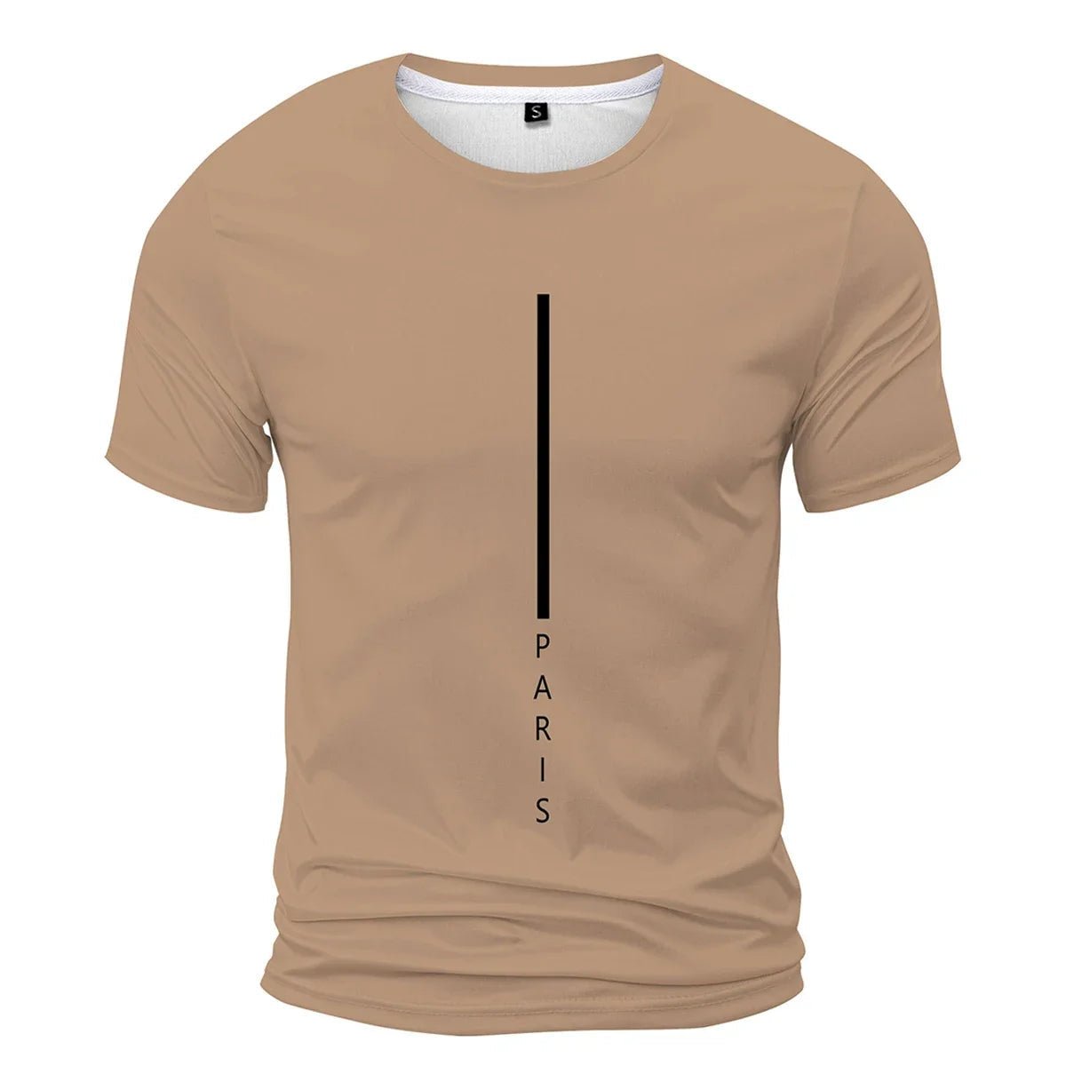 Men's Red Casual T-shirt Fashion Trend Short Sleeve Men's Summer Street Style Clothing Comfortable Clothing for Daily Life - WAREHOUSE SHOP