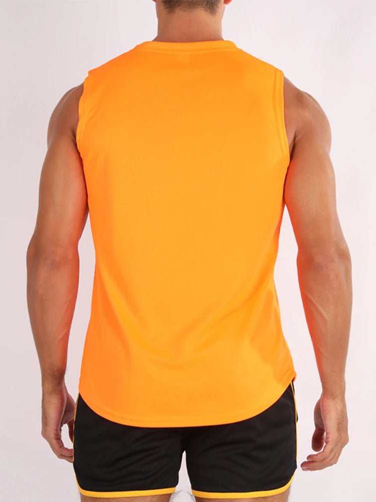 Men's Sleeveless Fitness Vest top. Men's Clothing for Fitness And Running - WAREHOUSE SHOP