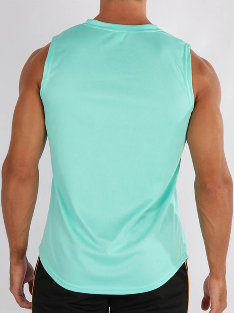 Men's Sleeveless Fitness Vest top. Men's Clothing for Fitness And Running - WAREHOUSE SHOP