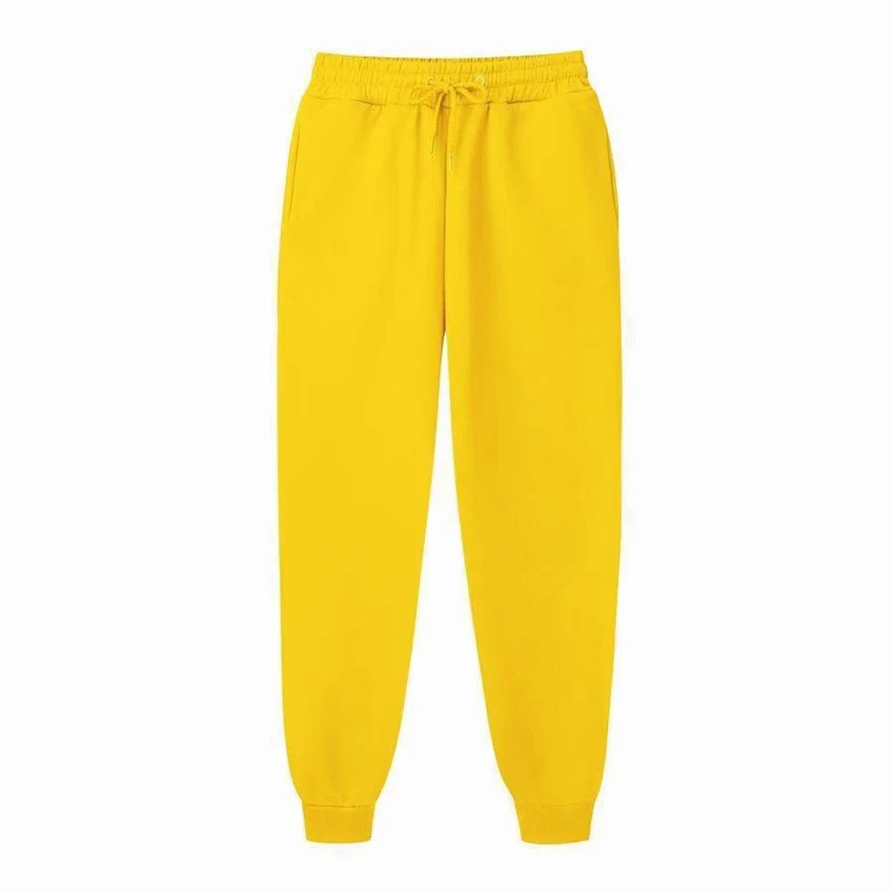 Men's Sweatpants Spring Autumn Fleece Pants Sport Long Pants Casual Drawstring Pockets Trousers Oversize Sweatpants For Men - WAREHOUSE SHOP