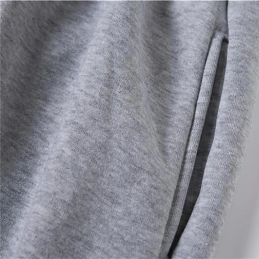Men's Sweatpants Spring Autumn Fleece Pants Sport Long Pants Casual Drawstring Pockets Trousers Oversize Sweatpants For Men - WAREHOUSE SHOP