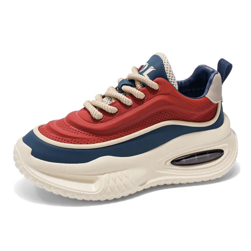 New Platform Vulcanized Sneakers Men Street Style Casual Shoes For Men Punk Chunky Social Men's Sneakers Korean 2025 Large Size - WAREHOUSE SHOP