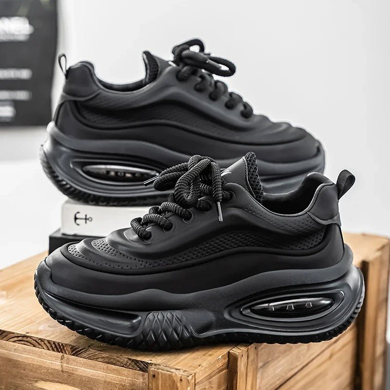 New Platform Vulcanized Sneakers Men Street Style Casual Shoes For Men Punk Chunky Social Men's Sneakers Korean 2025 Large Size - WAREHOUSE SHOP