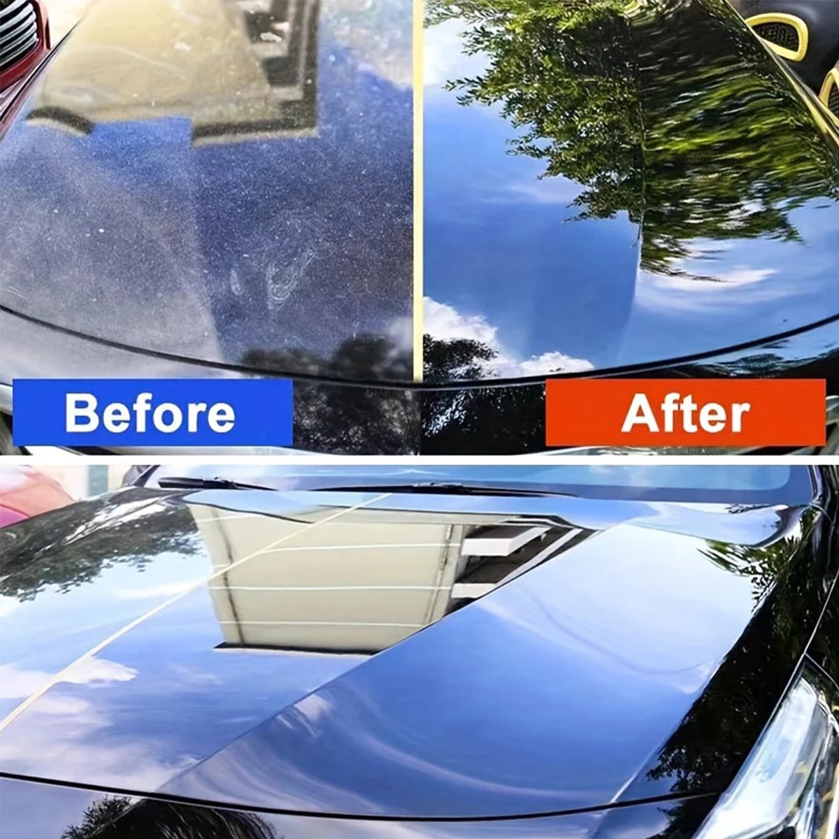 Professional 3 - in - 1 Ceramic Coating Spray - Long - Lasting Car Paint Protection & Shine - WAREHOUSE SHOP