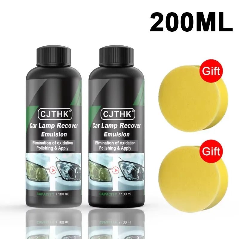 Restore clarity with CJTHK headlight polishing kit. Removes scratches, oxidation, and haze for brighter, safer car headlights. - WAREHOUSE SHOP