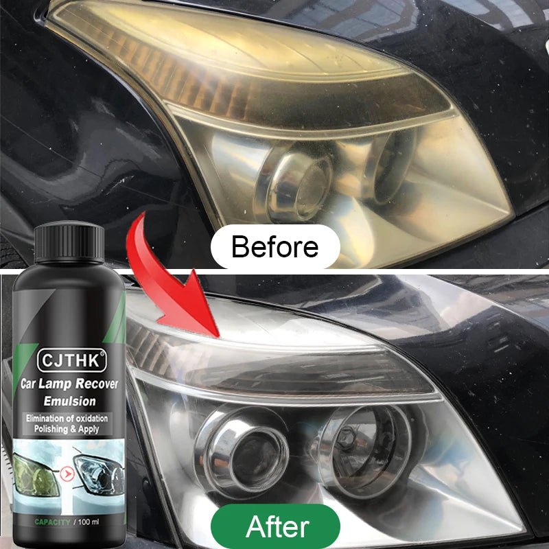 Restore clarity with CJTHK headlight polishing kit. Removes scratches, oxidation, and haze for brighter, safer car headlights. - WAREHOUSE SHOP